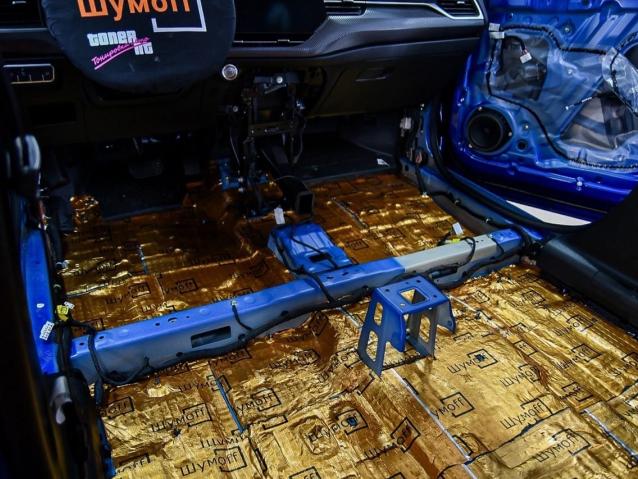 Haval F7-X полная оклейка кузова + шумоизоляция салона